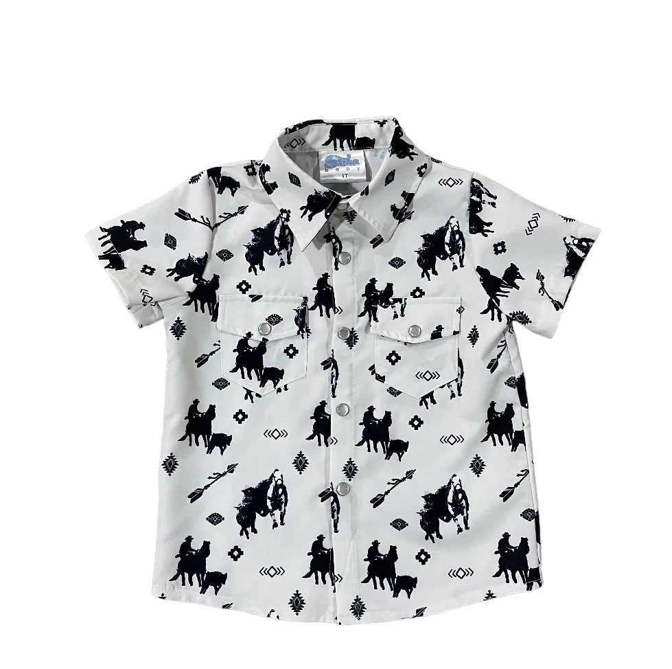 Timey Pearl Snap Shirt Toddler (2t-5T)