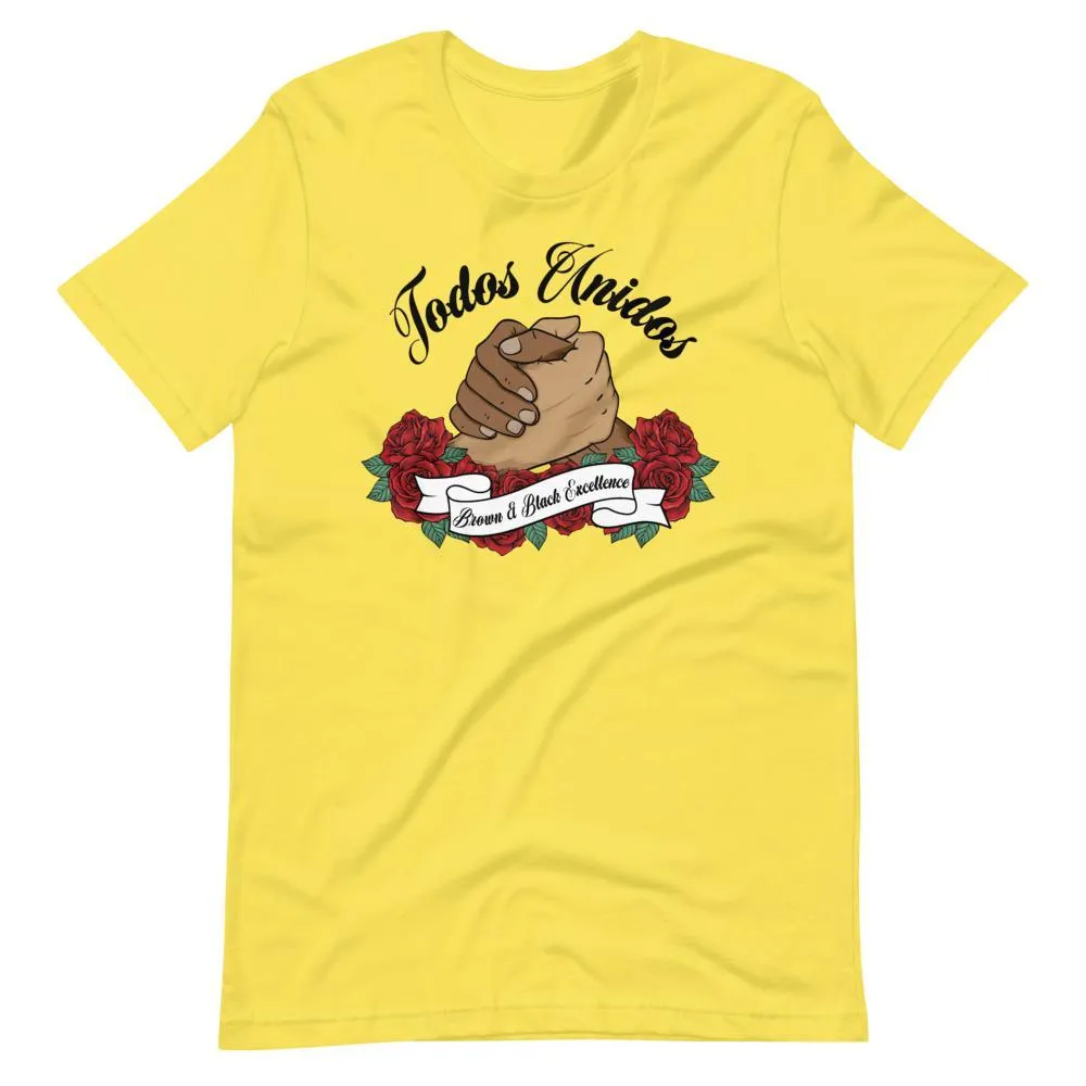 Todos Unidos, Brown and Black Excellence - Short-Sleeve Unisex Light T-Shirts
