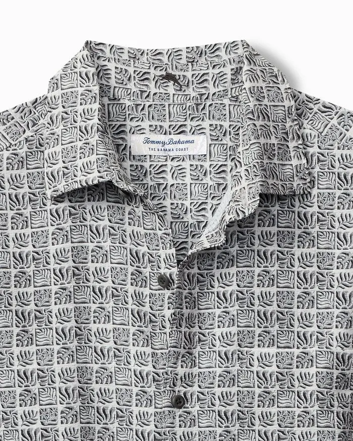 Tommy Bahama Coast Cozumel Tiles IslandZone® Shirt | Summer Grey