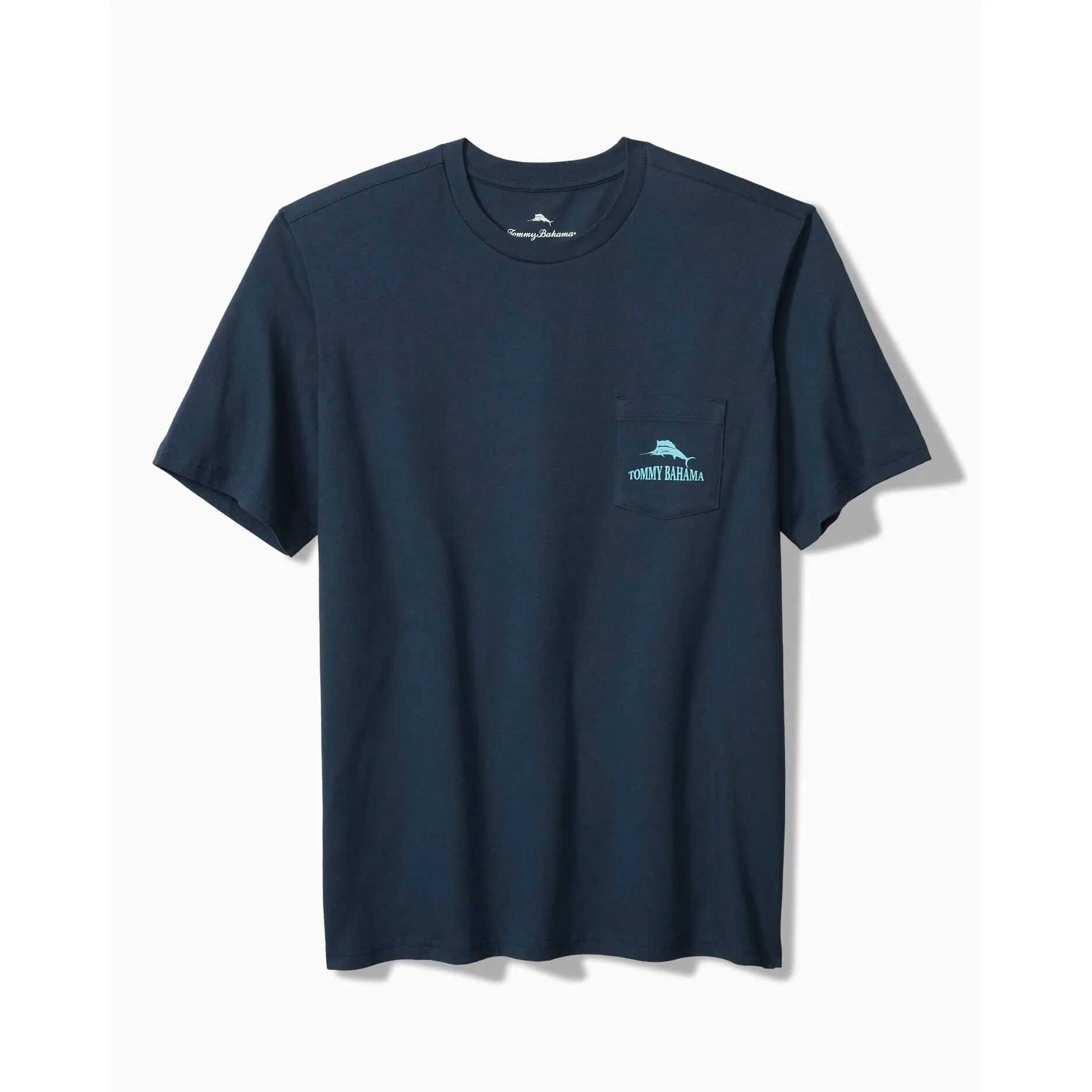 Tommy Bahama Talk Birdie To Me Pocket T-Shirt - Navy