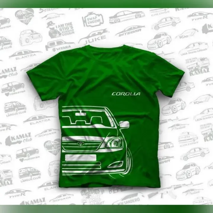Toyota Corolla E120 Original T-Shirts 100� Cotton