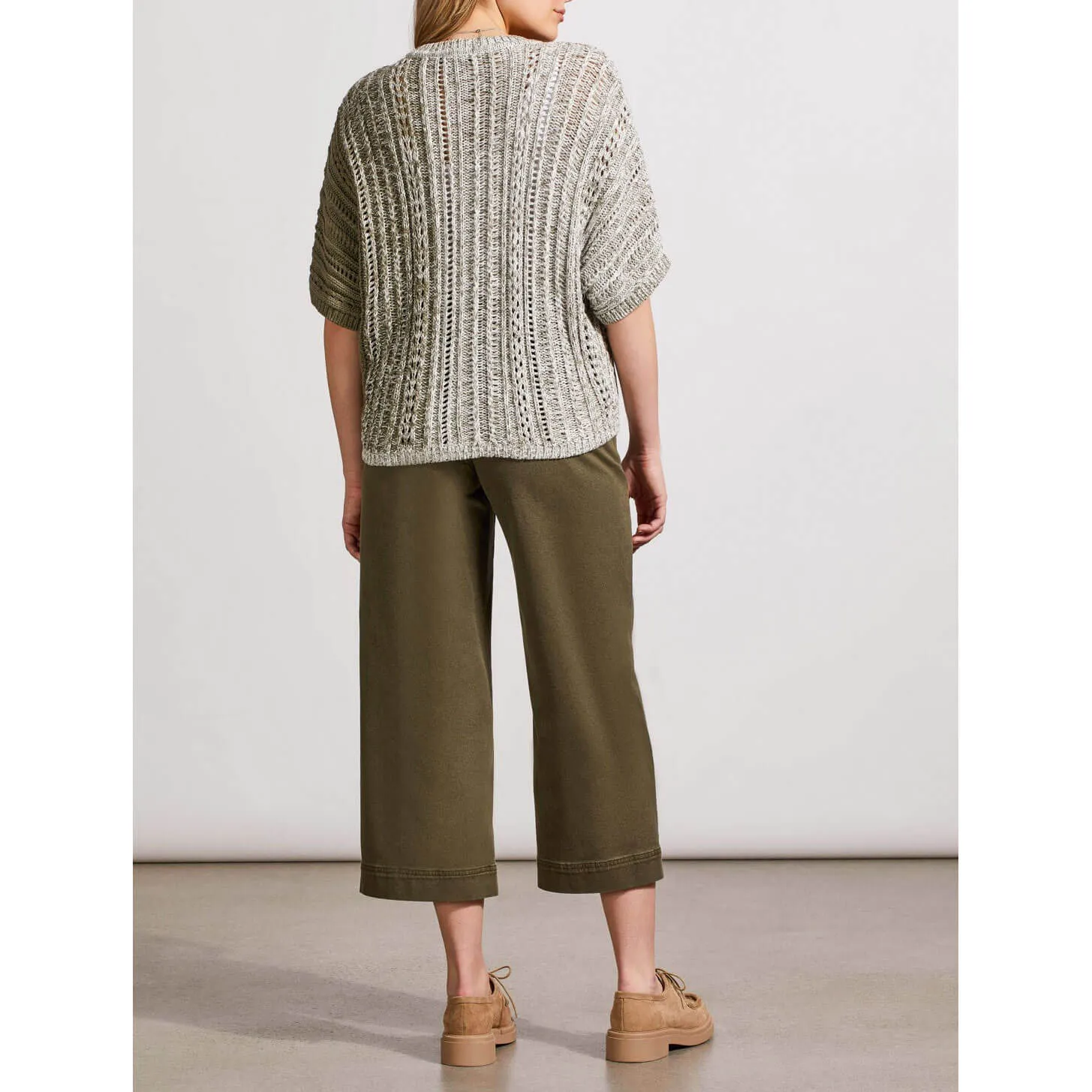 Tribal Dolman Elbow Sleeve Sweater - H.Aloe