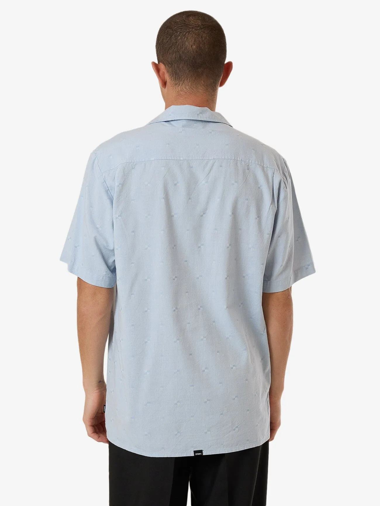 Two Sides Bowling Shirt - Dust Blue