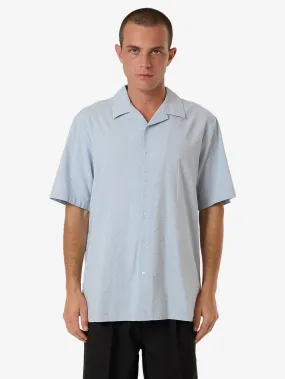 Two Sides Bowling Shirt - Dust Blue
