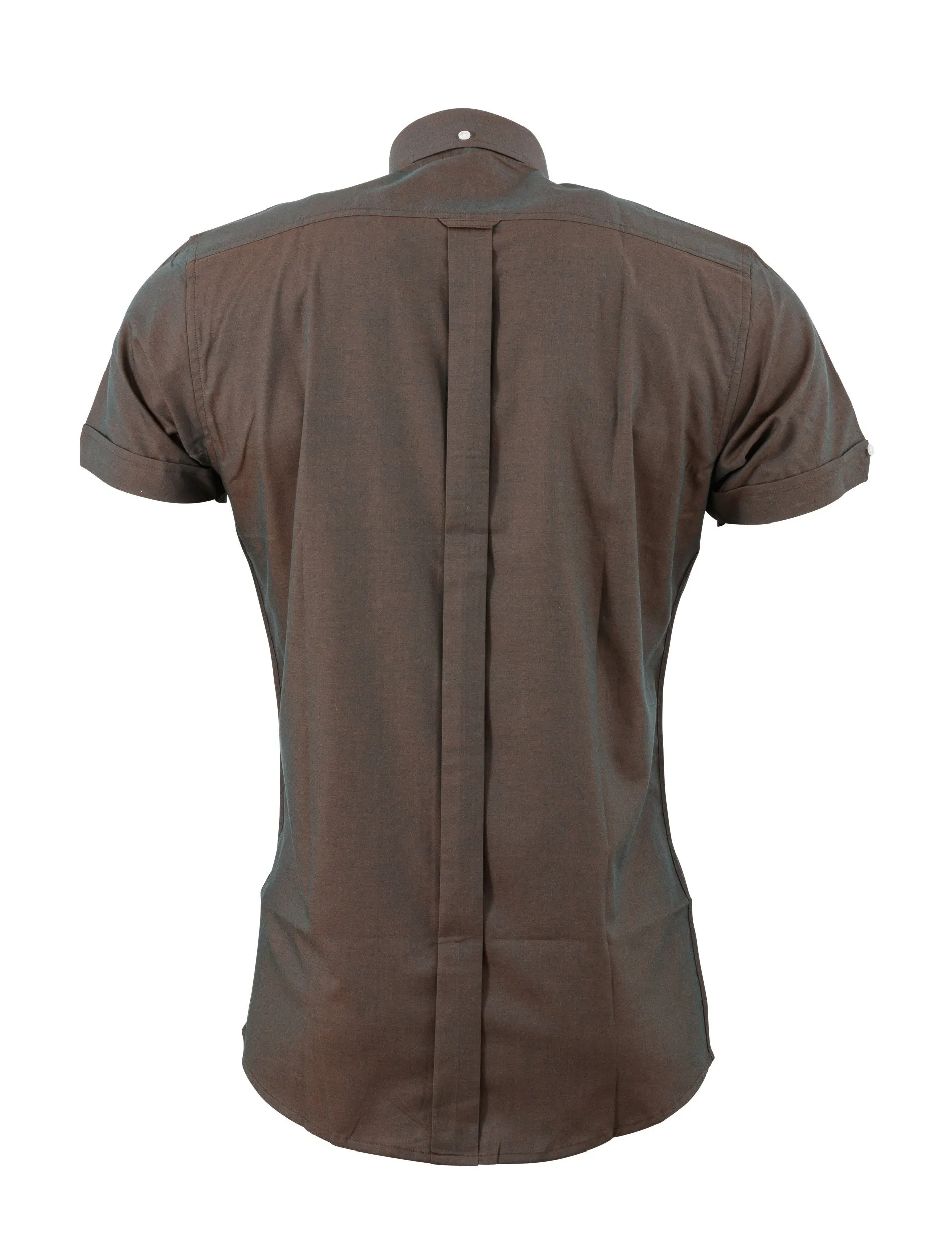Two tone Rust/Green Tonic Shirt