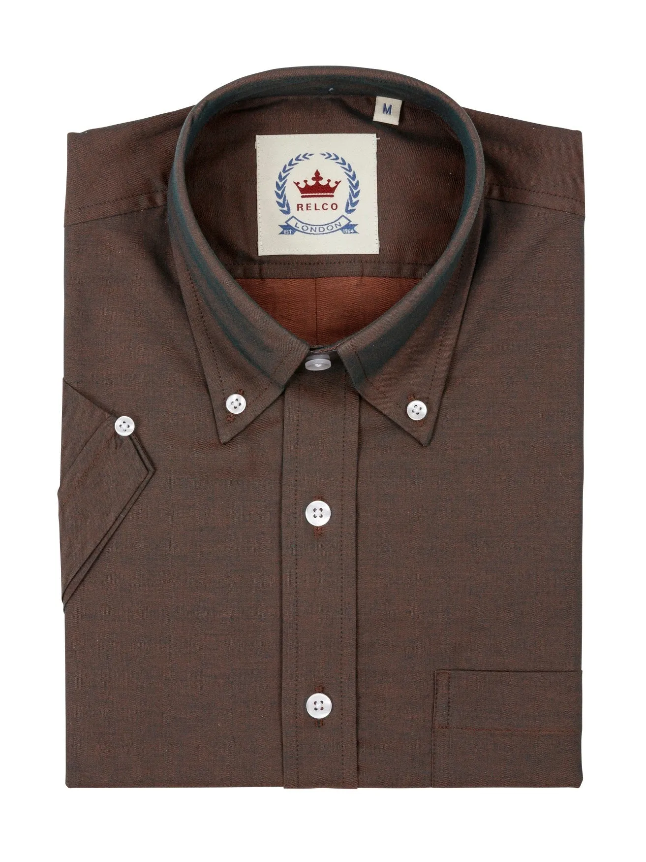 Two tone Rust/Green Tonic Shirt