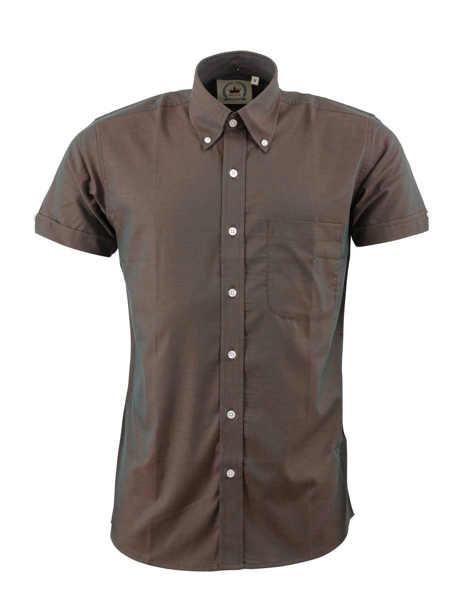 Two tone Rust/Green Tonic Shirt