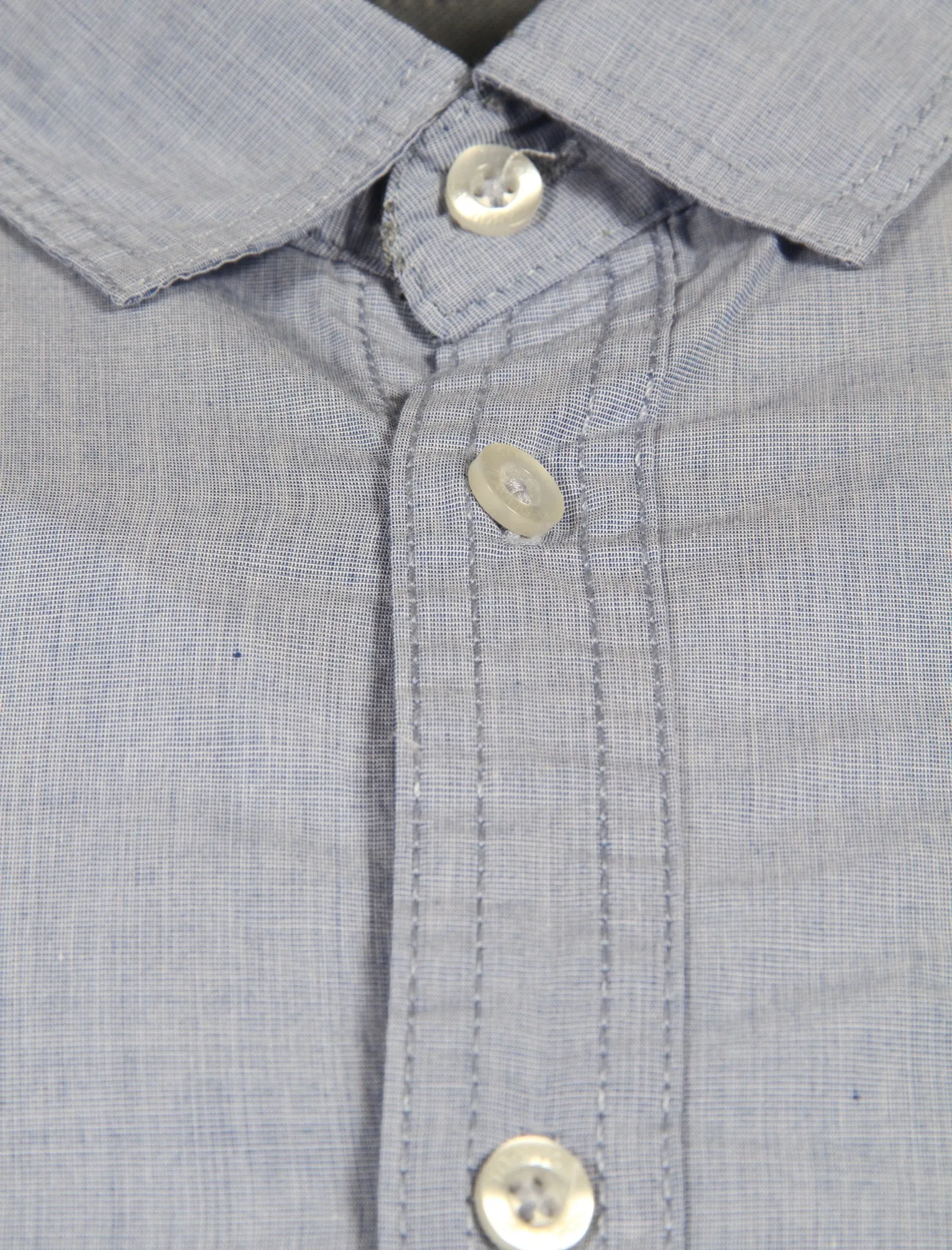 Valencia Short Sleeve Cotton Shirt in Blue Filafil - Tokyo Laundry