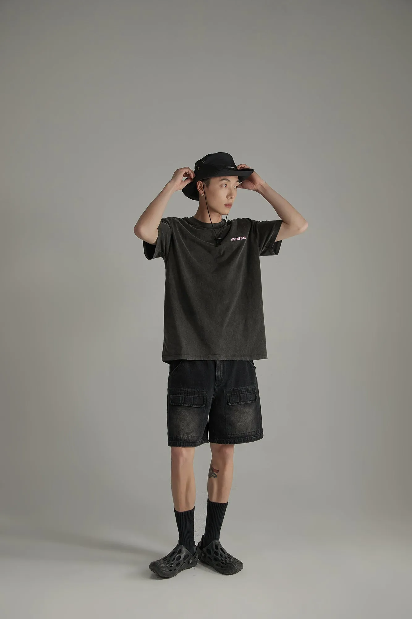 Vintage Back Print Short Sleeve T-Shirt
