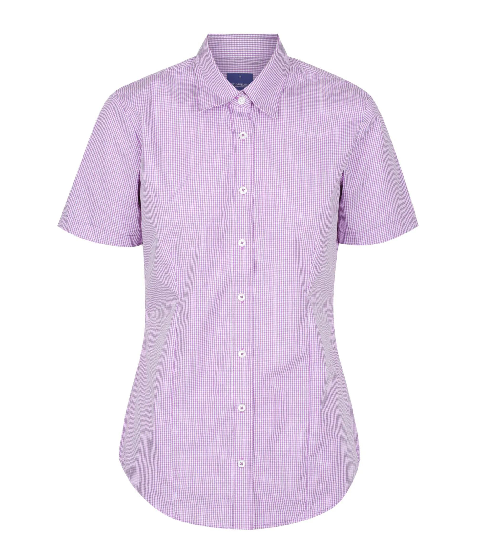 Women's Gingham Short Sleeve Shirt - 1637WS (3 colours)