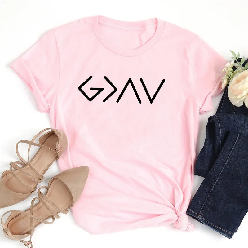 Women's Solid Color Cotton Short Sleeve T-Shirt - GlamzLife