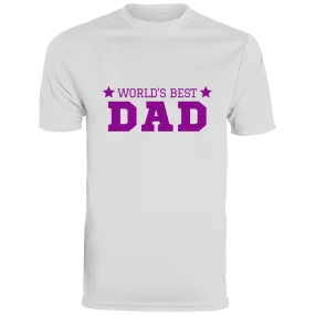 World's Best Dad -- Men's Moisture-Wicking Tee
