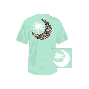 Youth Big Moon Leopard Short Sleeve T-Shirt